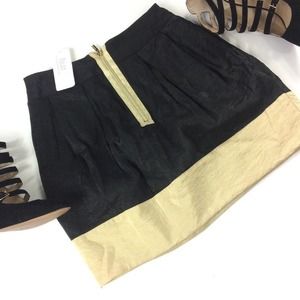 Yoyo Yeung Black/Gold Skirt w/ Pockets 4